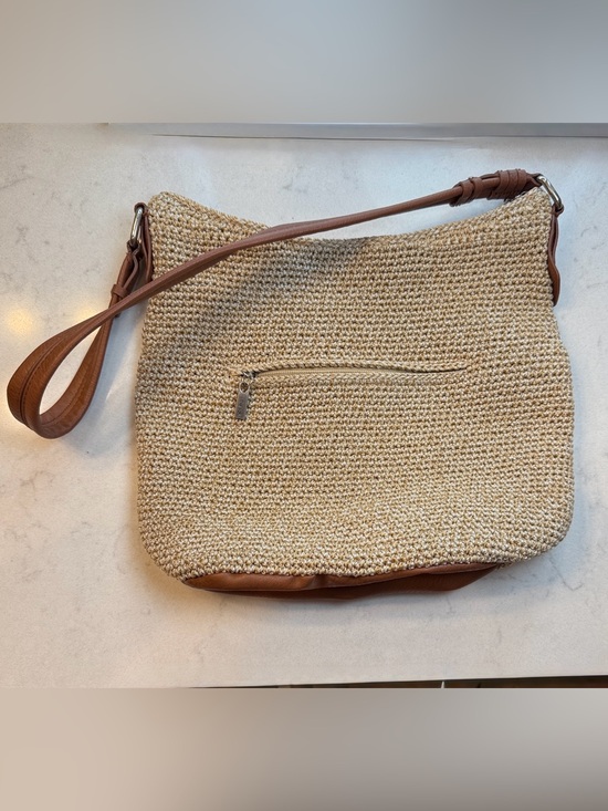 The Sak Handbags - The Sak Women's Leather Crochet Boho-Style Shoulder Bag Purse